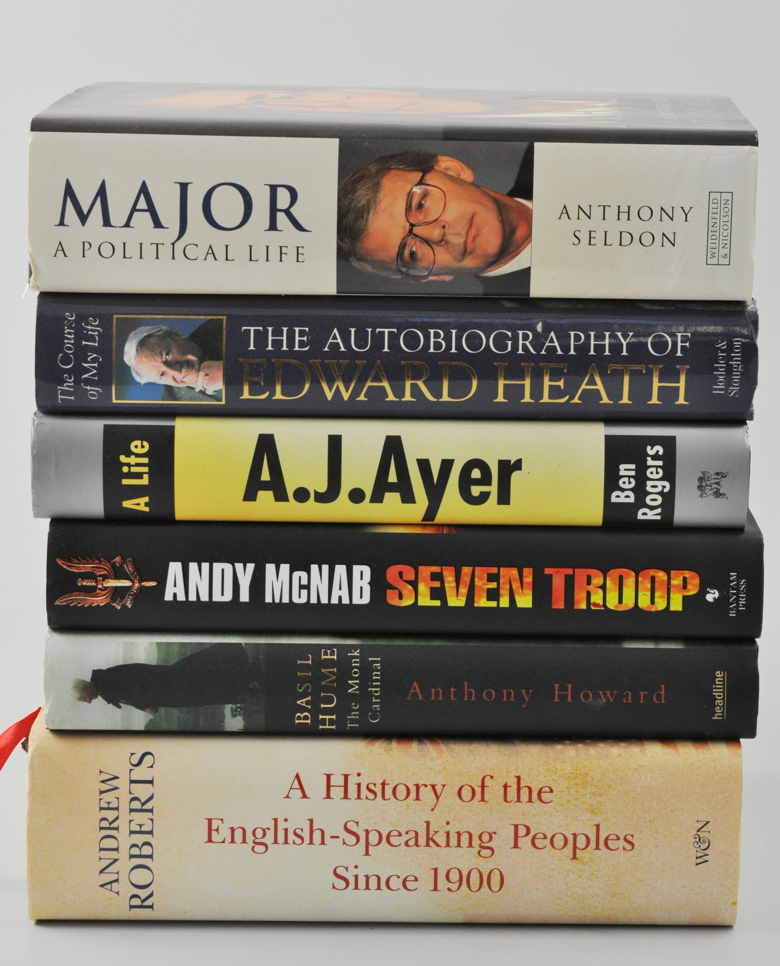 Quantity of books, mainly hardback autobiographies, Battle of Britain and others.