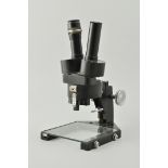 Pair of Cooke, Troughton & Simms binocular microscope, M60291, minimum height 25cm.
