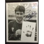 Quantity of Leicester City Football Club, Collection of printed hand prints, with autographs,