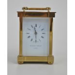 Matt Norman, brass cased carriage clock, (new).