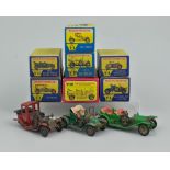 Matchbox vehicles, including 1914 Sunbeam, Motorcycle Y8, (boxed),