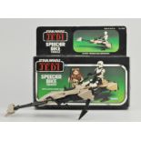 STAR WARS:  A Kenner "Speeder Bike Vehicle" with action speed flaps,