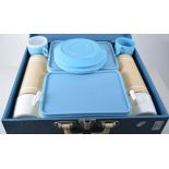 Brexton picnic set, blue case.