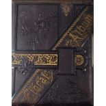 Victorian photograph album, containing a collection of Carte de Visite, and other photographs.