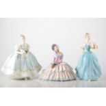 Royal Doulton figure, Daydreams HN1731, 17cm and three others, Enchantment HN2178,