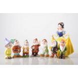 Japanese set of Snow White and the seven dwarfs.