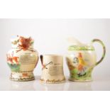 Crown Derby Musical Jugs, "John Peel ", "Widdicombe Fair",