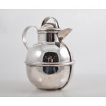 Silver Jersey cream can, plain polished finish, London 1981, 15cms, 10-26ozs,