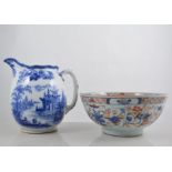 Collection of transfer ware, Jasperware cheese dish and other ceramics,