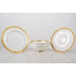 Royal Doulton "Royal Gold" H4980 dinner service, and Royal Worcester Gold Lustre Ware, (3 boxes).