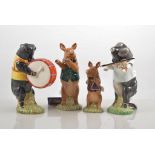 Beswick Pig Promenade eight piece band, Matthew, Daniel, Michael, David, Andrew, John,