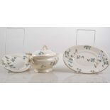 Ridgeways toy dinner service, printed floral decoration including tureens,