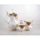 Royal Albert bone china tea set "Old Country Roses" pattern,