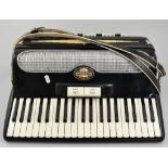 Pigliacampo piano accordian, 51cm, cased, numbered N.47 /41/120/2/4/1.