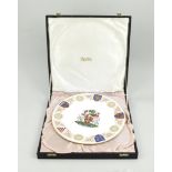 Spode commemorative plate, The Tewkesbury Plate, 1971, diameter 27cm,