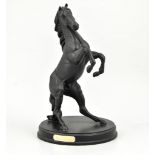 Royal Doulton model Spirit of the Wild, circular integral plinth, height 30cm.