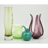 Paperweights, Carnival glass and studio glass, (quantity).