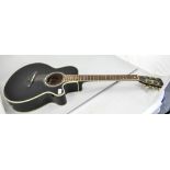 Tanglewood electro-acoustic guitar, modelled TW49N, with gig bag.