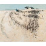 Robert King Cyprus landscape signed and dated 1967 oil on artists board 50cm x 60cm Provenance: