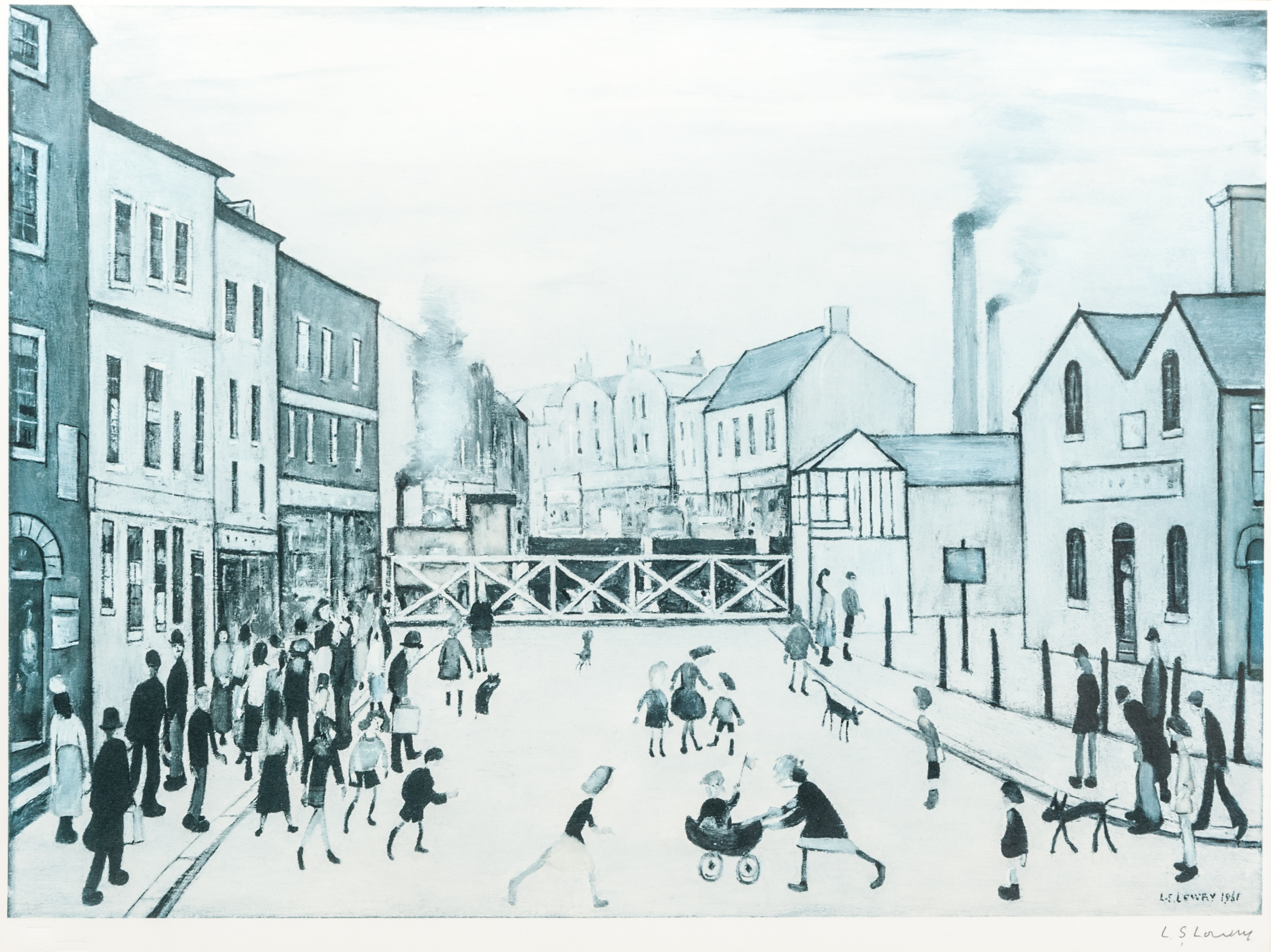 Laurence Stephen Lowry The Level Crossing,
