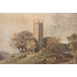 Anthony Vandyke Copley Fielding Freston Tower near Ipswich,