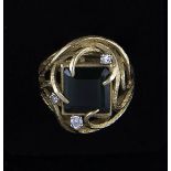 Tom Payne and Peter Triggs - A tourmaline and diamond dress ring,