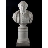 Robert Physick A marble portrait bust probably General Sir Lewis Grant,