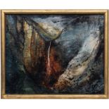 John Piper The High Fall (Ffrwd Fawr), 1943 signed oil on canvas 61cm x 76cm.