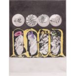 Graham Sutherland Metamorphosis: Egg, Lavae, Pupae, 1977 signed in the margin,