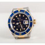 Rolex - A gentleman's Submariner Oyster Perpetual Date wristwatch,