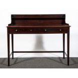 A George IV mahogany wash stand,