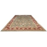 A large Tabriz style carpet,