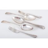 Electroplate fish cutlery, cased, other electroplated cutlery,