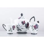 Royal Albert bone china teaset, Masquerade pattern.