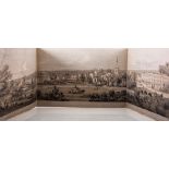 Panoramic view of Leamington from Newbold Terrace, lithograph from G.