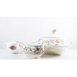 A Spode "Royal Jasmine" dinner service, comprising two vegetable dishes with lids, six 6" plates,