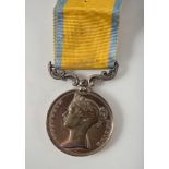 Baltic medal, unnamed with ribbon.