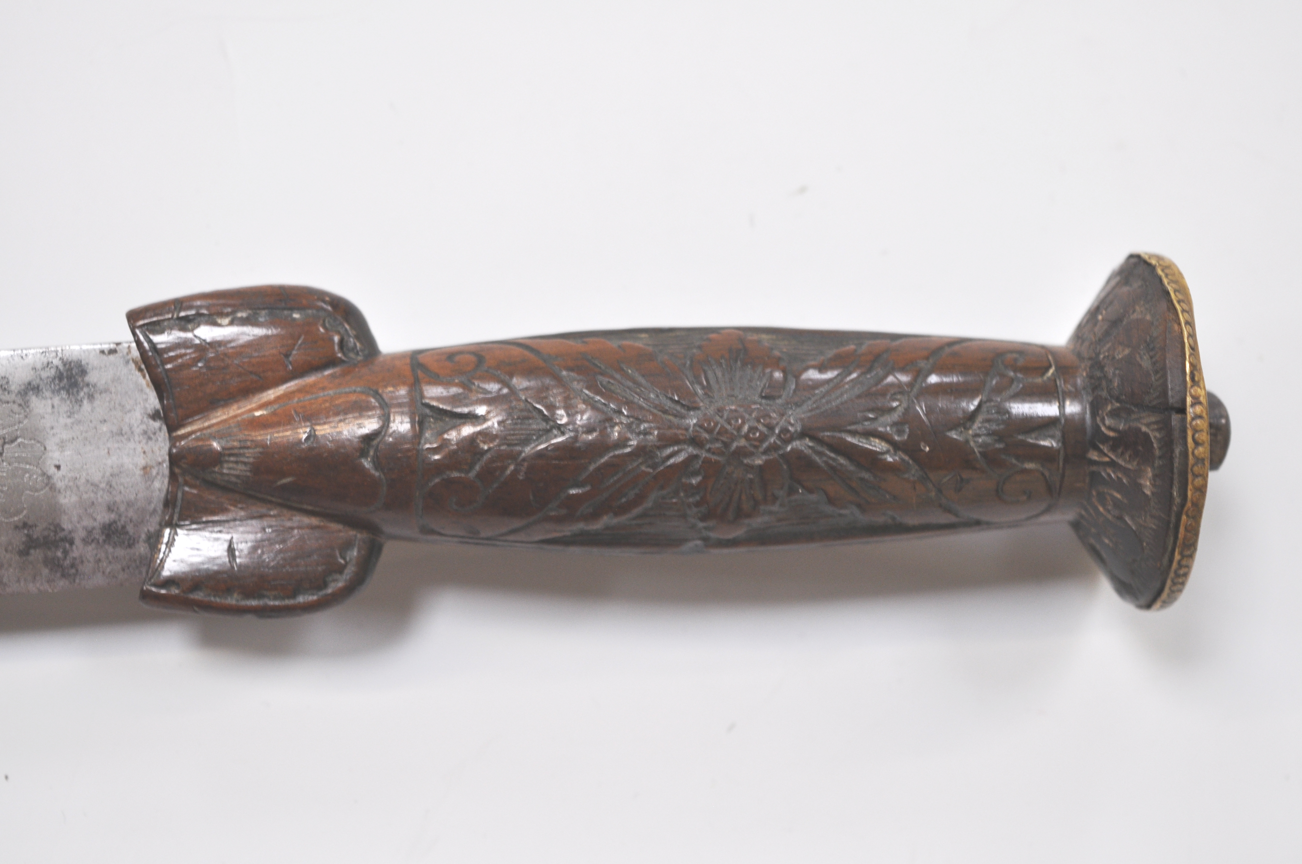 'Jacobite' Dirk, 39cms blade engraved "Prosperity to Scotia" and "No Union", - Image 7 of 9