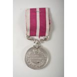 Private/Lance Corporal (?), 2466, Army Meritorious Service Medal, George V, name erased.