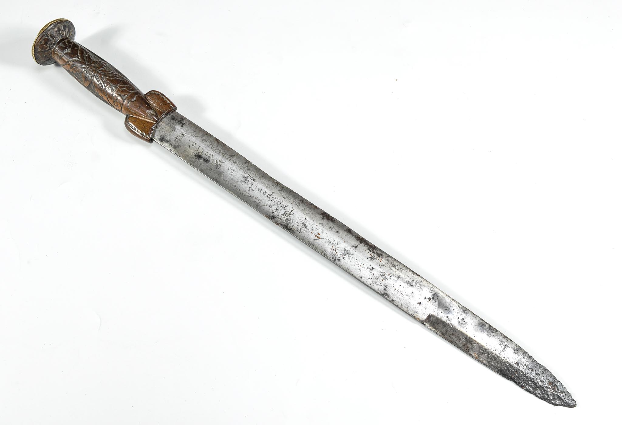 'Jacobite' Dirk, 39cms blade engraved "Prosperity to Scotia" and "No Union", - Image 3 of 9