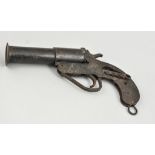 WITHDRAWN - A Flare Gun, 15cm barrel, frame grip only.