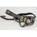 Aberdeen Rifle Volunteers - a waist belt, wire bound and with a pouch, also a shoulder belt, (2)..