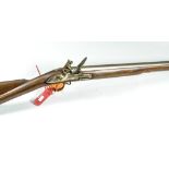 Replica "Brown Bess", Tower Flintlock Rifle, bears stamps, overall length 140cm.