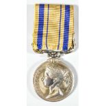 Victoria South African medal, unnamed, one bar 1879 with ribbon.