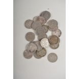 A collection of silver three pence coins, mostly silver, Southern Rhodesia, Nyasaland, South Africa,