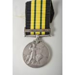 Private Jumbi, 1355, 2nd Kings African Rifles, Africa General Service Medal, one bar,