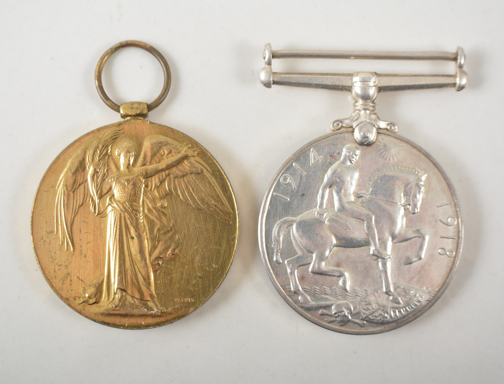 Pair to Private W Smith, M2-174528, Army Service Corps, British War medal and Victory medal, (2). - Image 2 of 2