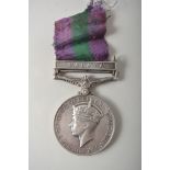 Private Maiden Chiliwa, EA18114101, General Service medal, George VI, one bar, Malaya.