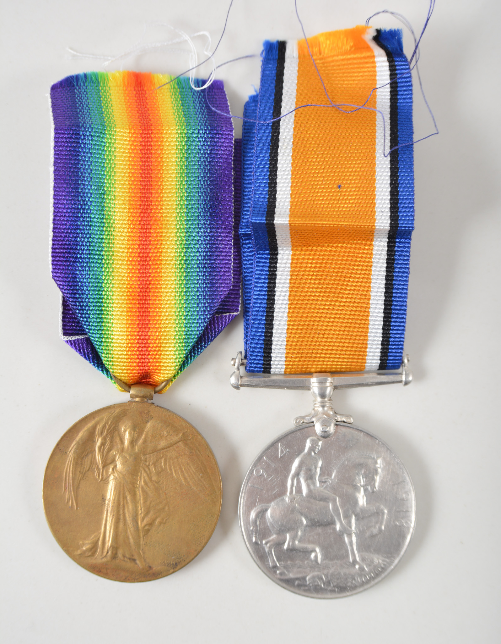 Pair to Private Musa, 4222, 2nd Kings African Rifles, British War Medal and Victory Medal, (2).