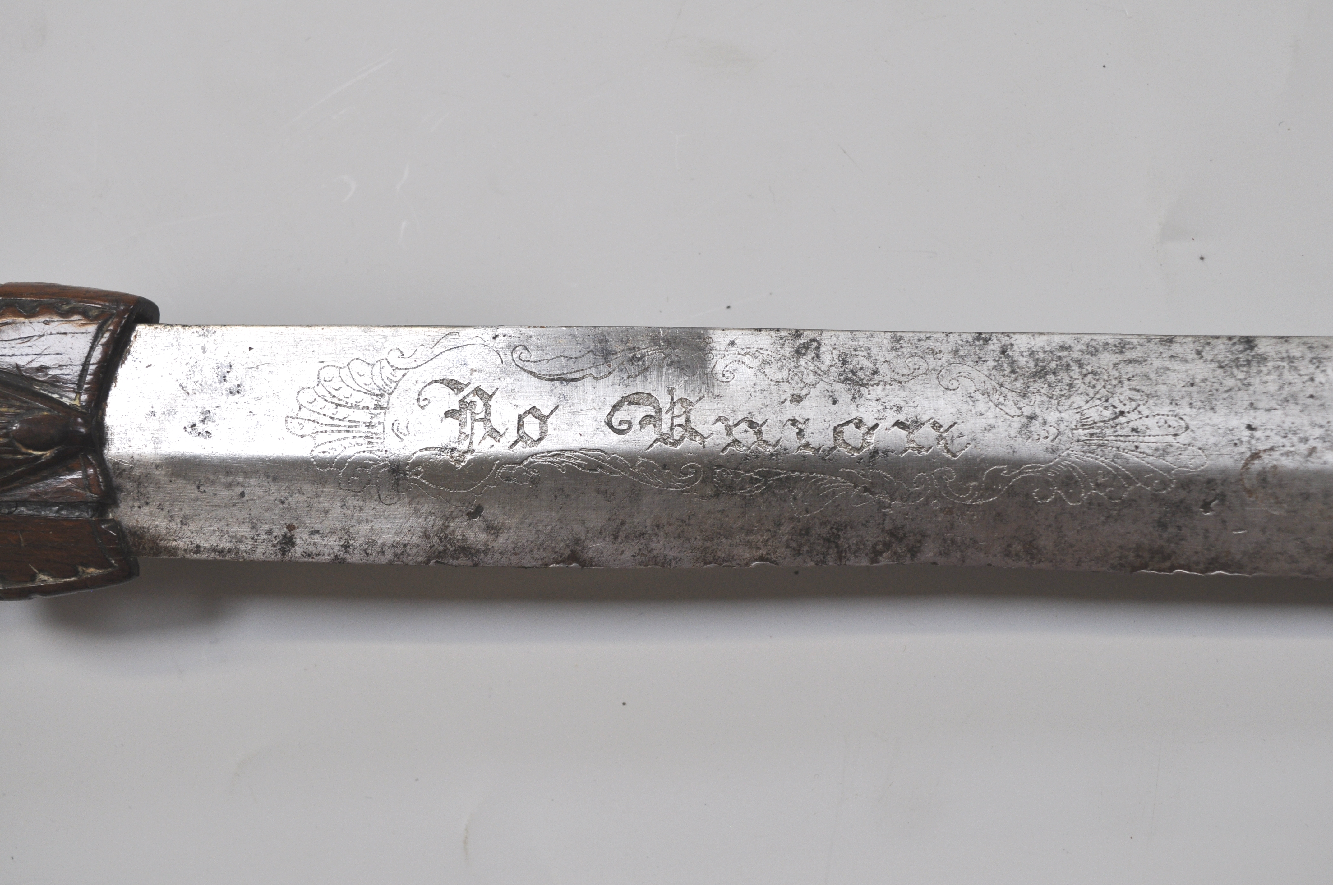 'Jacobite' Dirk, 39cms blade engraved "Prosperity to Scotia" and "No Union", - Image 4 of 9